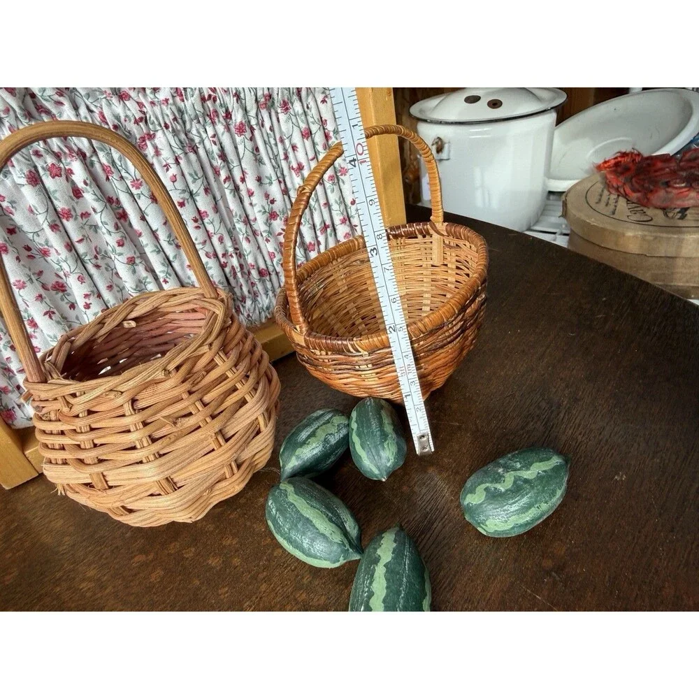 Miniature Doll Baskets With Watermelon